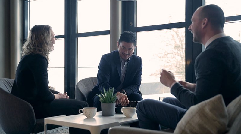 Lisa Nisser, Patrik Lövberg och Remus Cismas